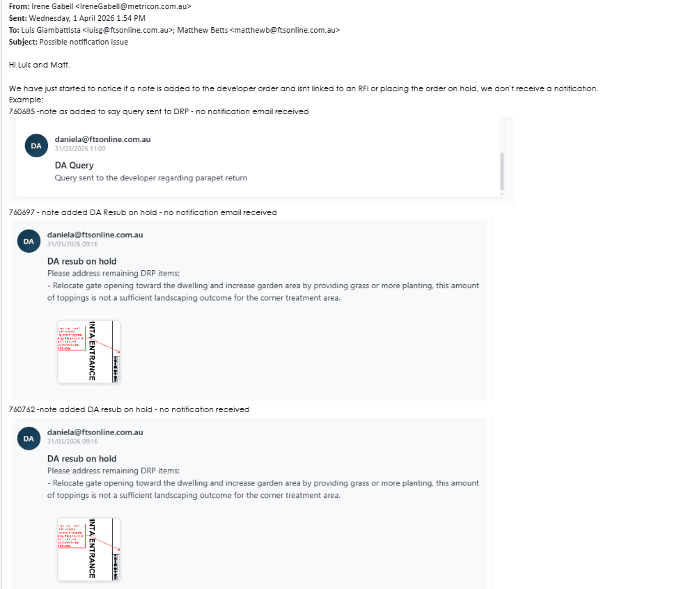 Chat notification issue