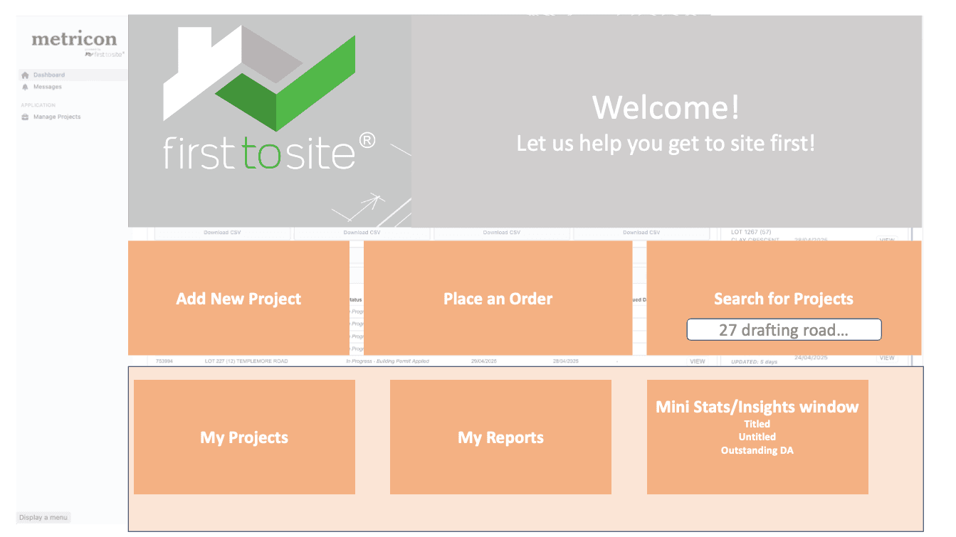 Ordering insights mockup