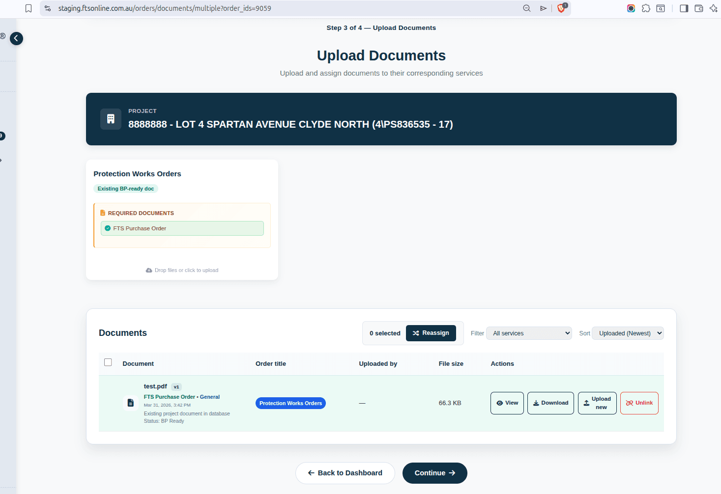Dynamic document status